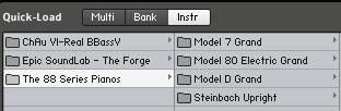 Kontakt s Browser, Drag and Drop the folder containing