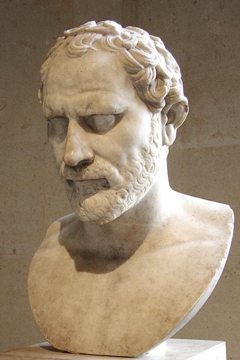 Demosthenes A Greek politician, who was said to have conquered a speech impediment by practising speeches