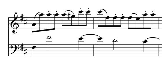 Section Bars Themes Comments Transition 50-64 Transition theme = passage Note: it is built on the repeated notes of the third bar of S1.