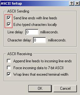 Step6. Click ASCII Setting icon to setup ASCII code parameter. Step7.
