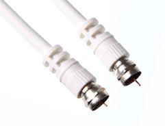 TFT - BNC - BNC PAC702TXXX F-CONNECTOR F-connectors are widely used to interconnect terrestrial, cable and satellite TV installations and cable modems, usually with RG-6/U coaxial cable.