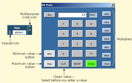 Virtual Keypad Note: Select the icon, and then use the virtual keypad to enter information, such as