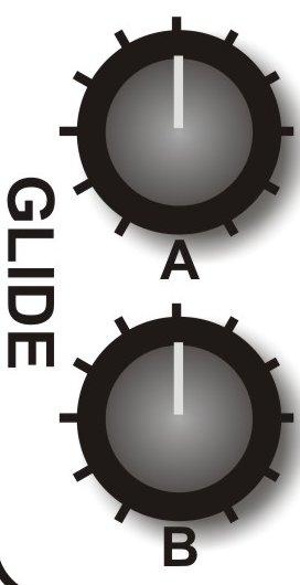 A-GLIDE Control This is a portamento control (glide/slew).