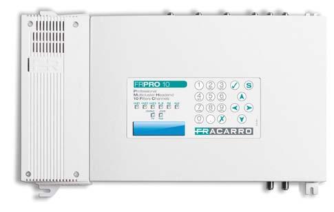 FRPRO headends are programmed by either the built in control unit or a PC with FRPRO software, available at no extra cost.