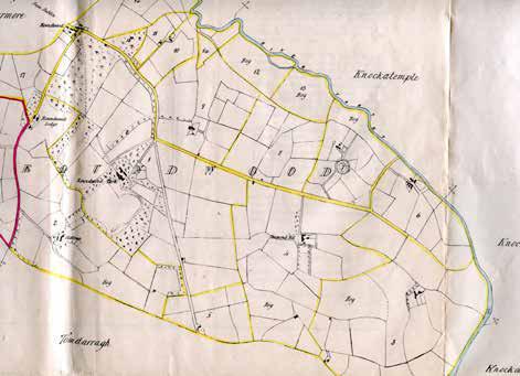 The six lots included the lands of Glassnamullen; Roundwood; One Undivided Moiety of the Lands of Tomriland; Ballycullen and Aghoule Upper and Lower; Part of Teiglin, Ballymorroghroe, Ballinasse,
