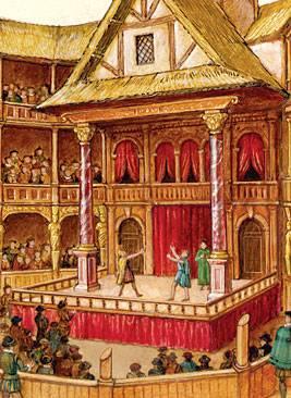 The Globe s Stage The balcony or upper stage could be used as Juliet s