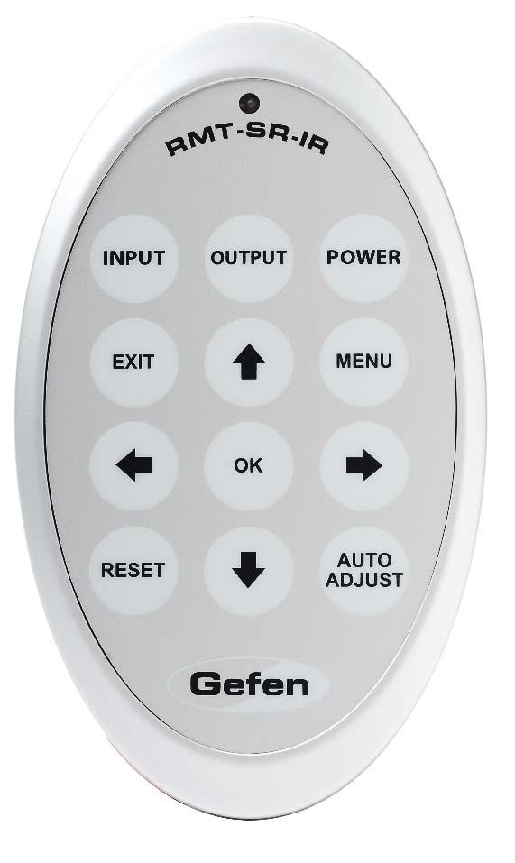 IR REMOTE CONTROL LAYOUT / DESCRIPTIONS RMTSRIR Remote Control Unit 2 3 1 4 5 11 8 6 10 12 9 7 1 Input Cycles through the available audio inputs: HDMI, Coaxial, or Optical.