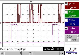 Additionally, this mode will enable us to always trigger on the same pulse even if it does not arrive at an identical interval after the chip select (pulses 4 to 9).
