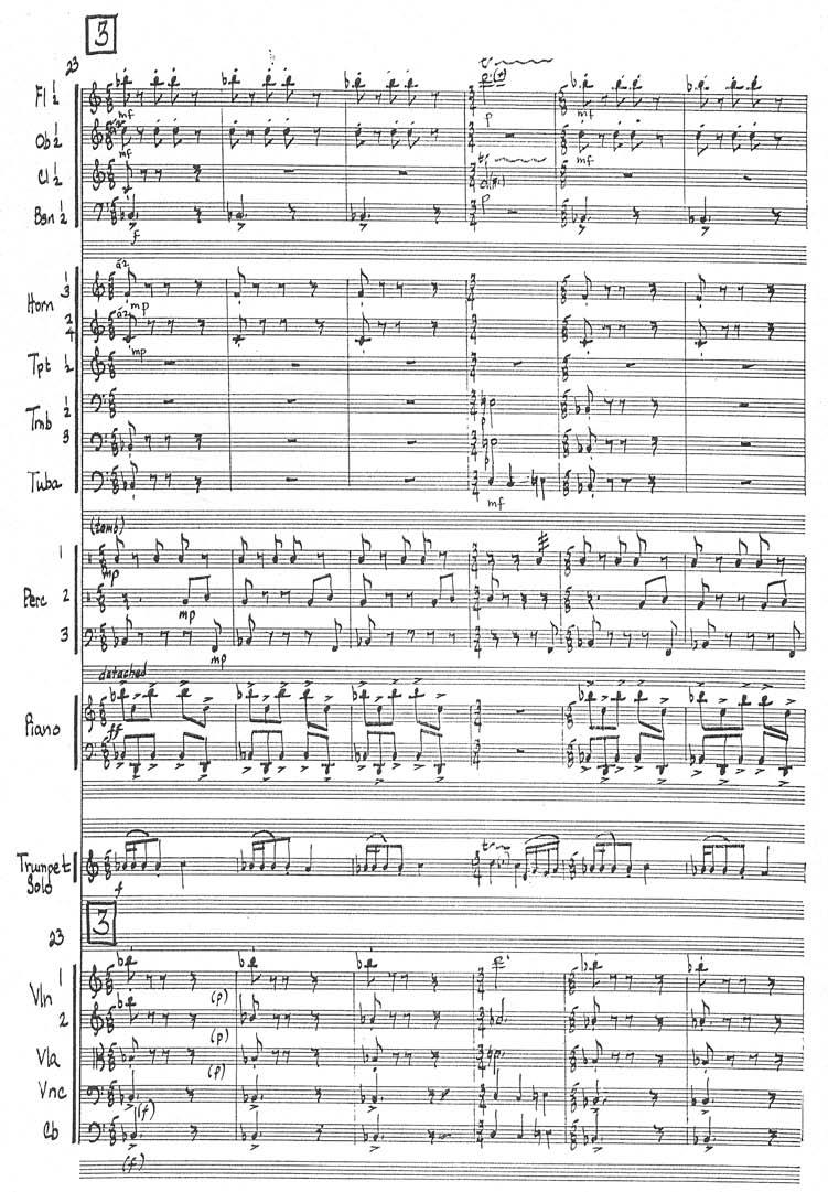 igure 31 acsimile o the original score, page 59 Concerto or