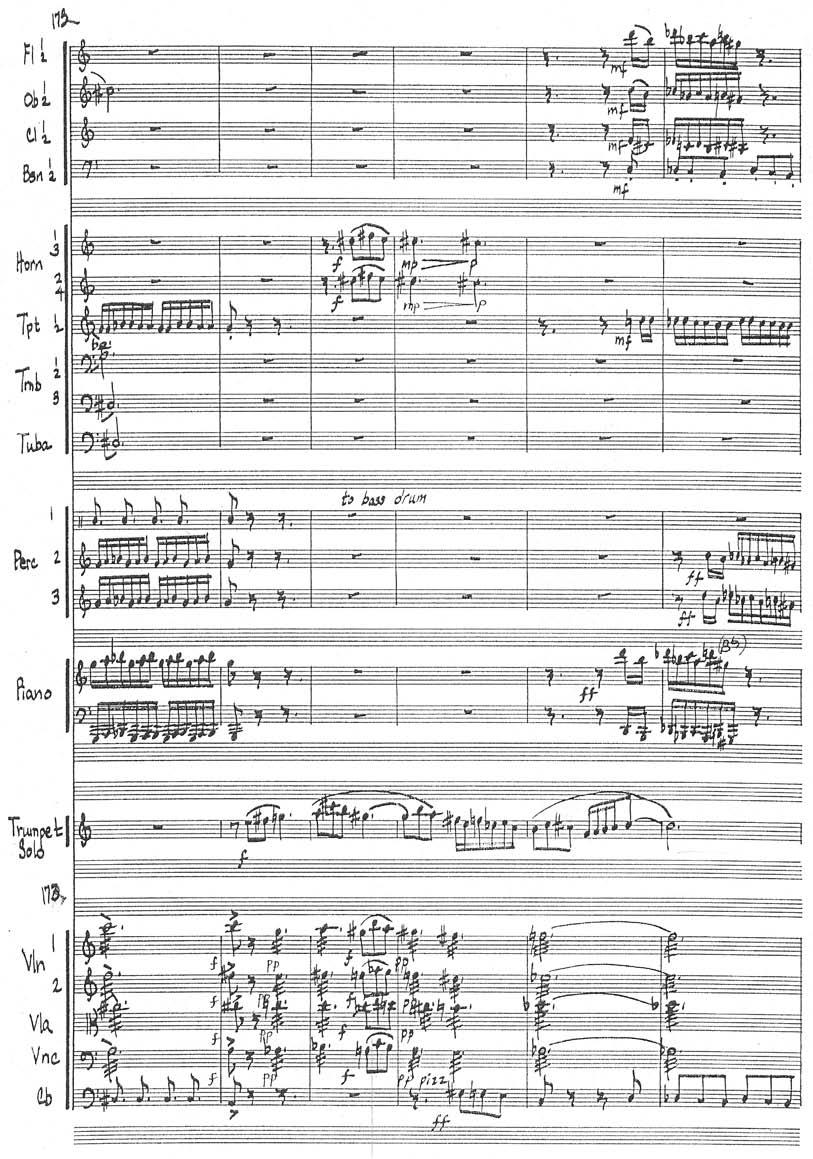 igure 1 acsimile o the original score, page 25 Concerto or