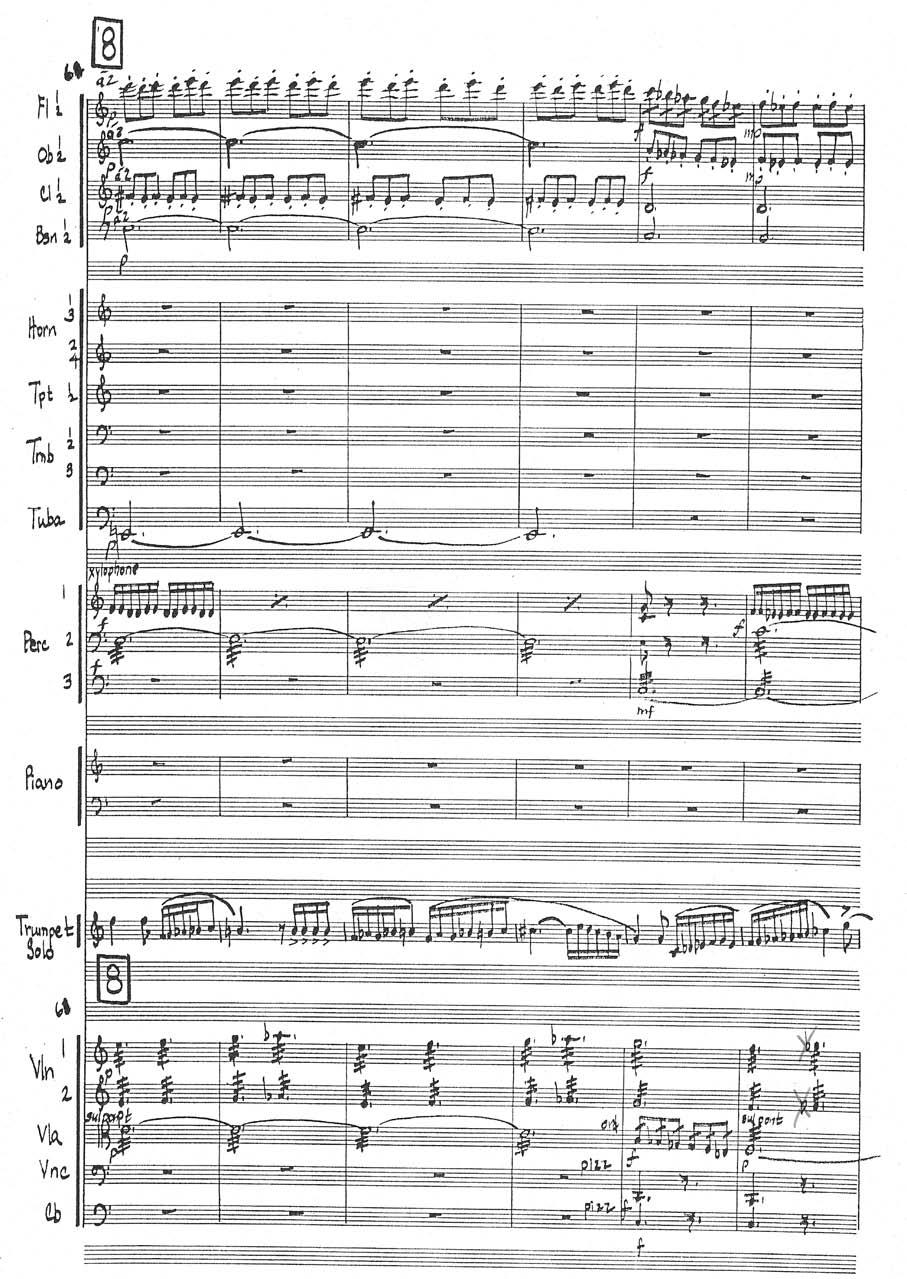 igure 5 acsimile o the original score, page Concerto or