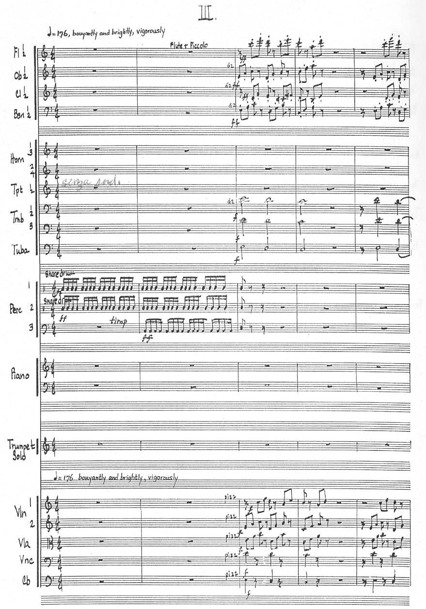 igure 510 acsimile o the original score, page 55 Concerto or