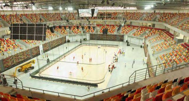 Located on the Angolan capital, the new multisport stadium has a seating capacity for 13.