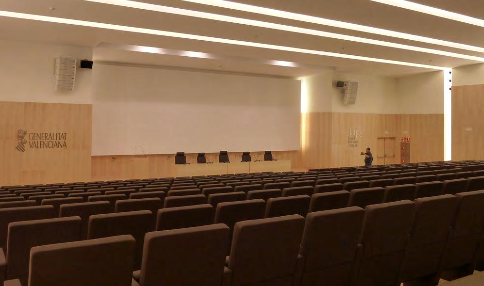 La Fe Hospital, Spain La Fe hospital is one of the largest medical centres in Spain. La Fe hospital has chosen Lynx Pro Audio for its main auditorium as well as its many individual training rooms.