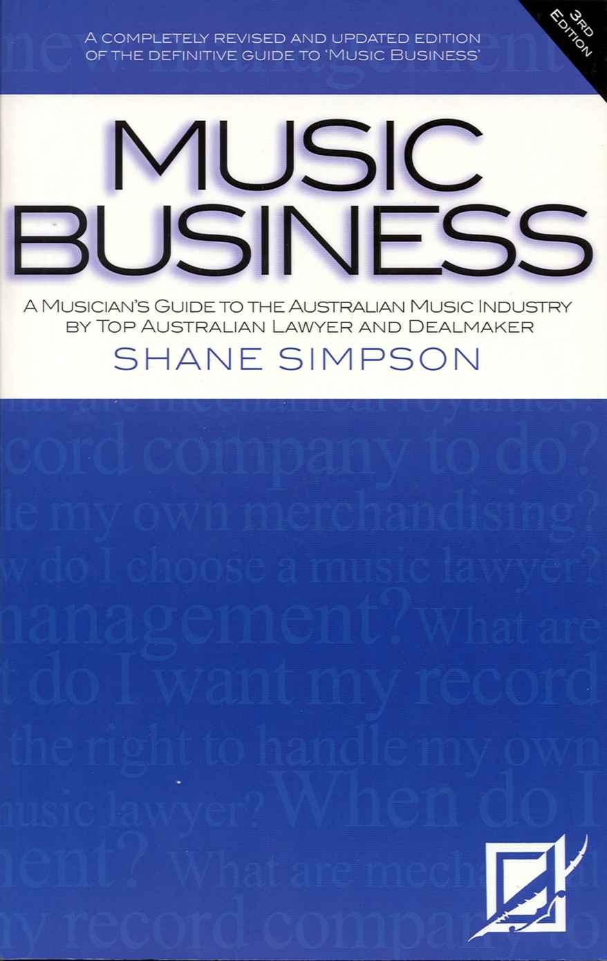 This chapter is taken from the book Music Business by Shane Simpson More