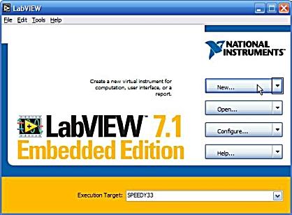 Figure 4: Start with a new blank VI 4.2 Start With a New Blank LabVIEW VI 1. A LabVIEW apllication is called a Virtual Instrument or VI.