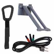 crocodile clips Network accessory kit Cable Assembly: insulated pushon F-Conn to RJ45 plug Cable Assembly: insulated BNC to alligator clips Cable Assembly: insulated