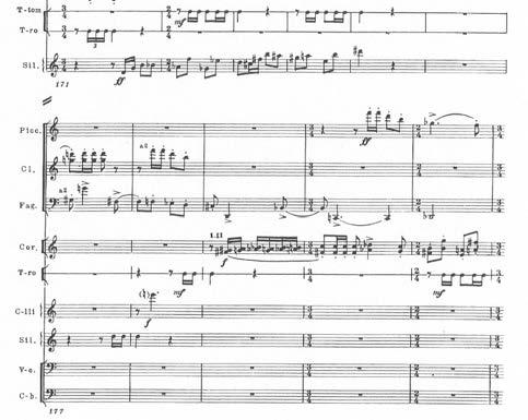 Fig. 3.21 - Symphony No. 15, mvt. 1, mms.