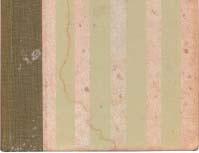 112; neat contemporary ownership inscription on the endpaper, a very good copy in original stripped pastel green and pink boards, these a little spotted and lightly stained, green cloth spine with