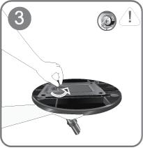 Pull the stand in the direction of the arrow as shown in the figure to separate it. Turn the connecting screw at the bottom of the stand to separate it.