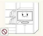 Installation Related Warning Avoid placing burning candles, mosquitorepellentor cigarettes on the