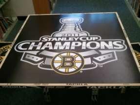 Bruins Reading Rink Furniture The JBPL has some new furniture thanks to the Boston Bruins. Come take a look at it in our Children s Room.