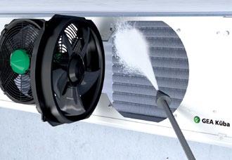 The GEA Küba defrost system guarantees quick and energyefficient defrosting after long cooling cycles.