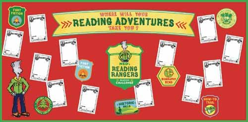 Printable Bulletin Board Kit Reading Goals Encourage students to set specific reading goals.