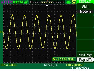 Operate Introduction: Picture 2-48 1. Set up waveform display type 1) Press the DISPLAY button to enter the Display menu.