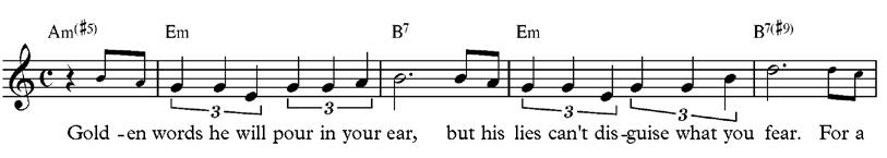 AS LEVEL MARK SCHEME FOR QUESTION 1 Question Answer Mark Guidance 1 (a) Any two of: Cymbal, timpani, tambourine 2 (b) F major 1 (c) Appoggiatura 1 (d) Passing note 1 (e) Perfect 1 (f) Strong vocal