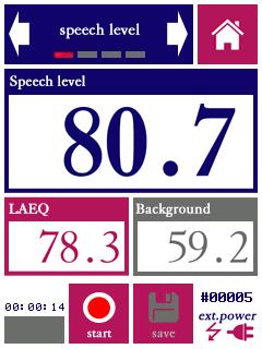 6.4 Speech Level Meter In the context of speech intelligibility measurements, special care is needed when determining the sound pressure level of running speech.