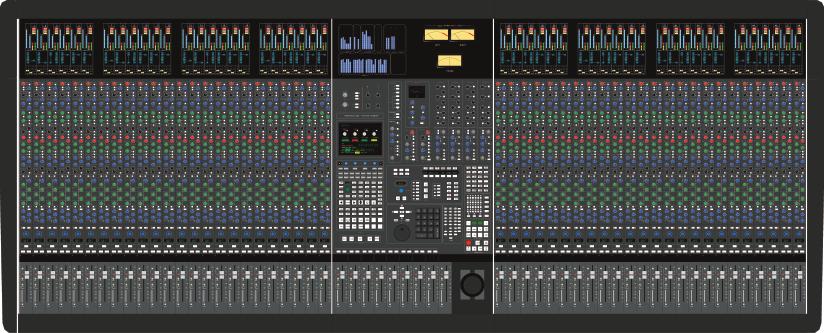 DAW Control DAW Control Operations Channel Meters Solo/Cut Panels Channel Faders Plug-in Editor Master Control Panel Motion Controls Duality SE s faders, and its Solos and Cuts panels, can be