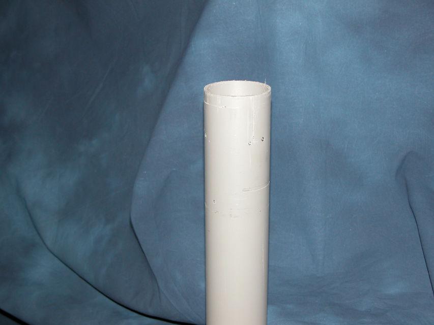 ) Any mounting pole larger than this will not accommodate the MESA Mount Pedestal.