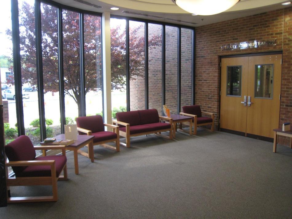 The library has places to talk