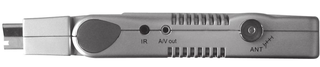 Infra-red receiver (detects the remote infra-red signal).