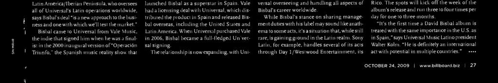 Earlier this year, GTS extended its relatinship with Bisbal, taking ver all management and turing functins.