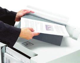 The capacity remains unrivalled with up to 30 documents bound per minute.