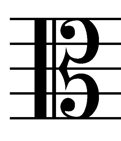 CLEFS The clef, a symbol that sits at the leftmost side of the staff, specifies hich lines and spaces belong to hich notes. In a sense, the clef calibrates or orients the staff to specific notes.