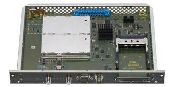 Modules for GSS.professional Qudruple Transmodulation from HDTV SAT to Digital Terrestrial (DVB-S(2) COFDM) This module converts 4 DVB-S or DVB-S2 data streams to 4 COFDM modulated data streams.