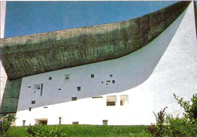 Figure 57: Notre Dame du Haut, Ronchamp, France This principle can be defined through the reference to the visual image of the windows of the Ronchamp Chapel (Le Corbusier).