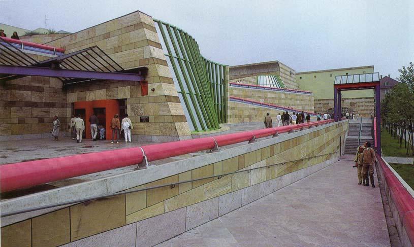 Figure 61: Neue Staatsgalerie (James Stirling Architect) Placement must also be considered relative to the planar location of elements.