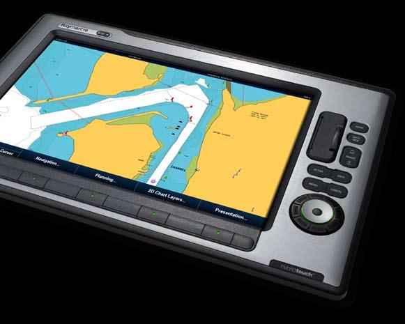 Preloaded Navionics Charts E-Series Widescreen displays are preloaded with