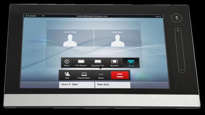 settings The The EX90 can be configured via the touch screen controller