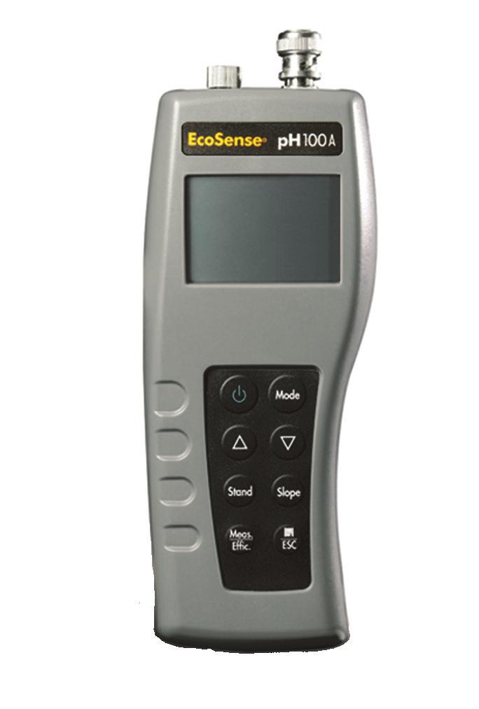 PORTABLE YSI EcoSense ph/mv/temp METER This ph meter is YSI s economy version of a portable ph/mv/temp meter.