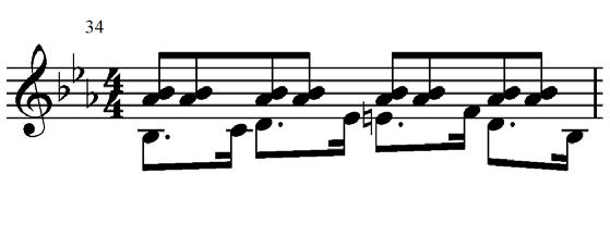 185 Example 6.14. Fernando Sor, Sonata in C, Op. 25, mvt.