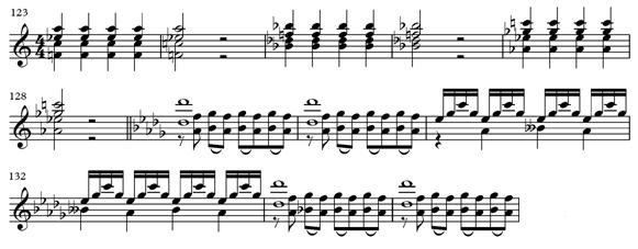 31 Example 2.1. Fernando Sor, Grand Solo, op. 14, mm. 123-134.
