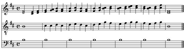]; Use pyramid as overtones from the low pitches will augment the upper notes and generate a rich tone.
