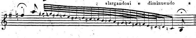 4.2 Improvisatory Passages 4.2.1 Eingang and Short Cadenzas An eingang is an unmeasured, small-note lead-in that serves to connect two sections of a piece.