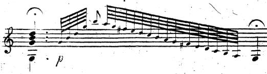 Figure 30 Short Cadenzas from Giuliani's Rossiniane, Op. 119 The small notes in the examples may be changed as the performer sees fit.
