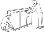 ASSEMBLY 1. UNPACKING YOUR NEW PIANO (BOX, PALLET) Tools needed: Flat Head Screw Driver Scissors or Sharp Knife A1.